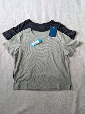NWT Market & Spruce 2 pack Tanner Boxy Cotton Blend Tee